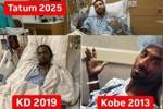 科比&rarr;KD&rarr;獭兔！美媒：每隔6年就有一名超巨因跟腱断裂赛季报销