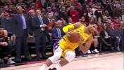 NBA球员恐怖的平衡力