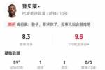 登贝莱本场数据：1球1助攻+1造良机3关键传球3越位 获评8.3分