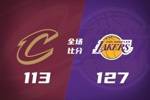 🏀东詹双里程碑 湖人轻取骑士迎四连胜 东契奇42+12 米切尔低迷